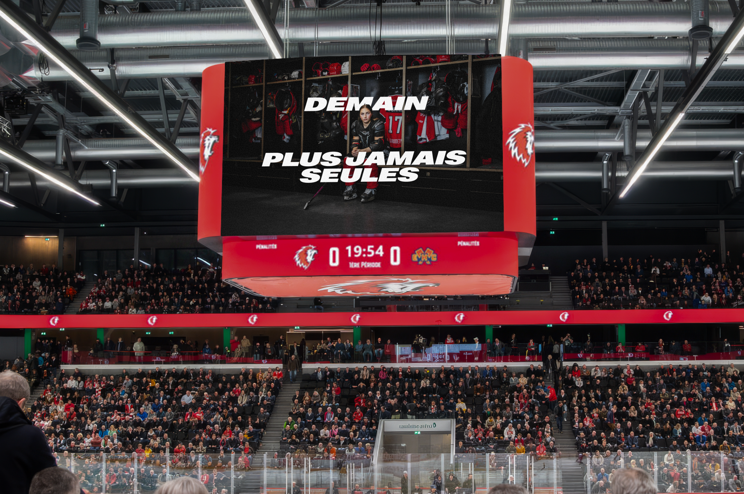 Lausanne Hockey Club Féminin. Véstaire. Videotron.