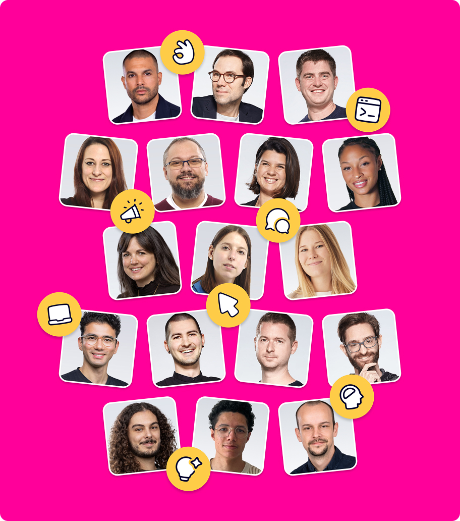 photos de toutes les personnes de l'agence